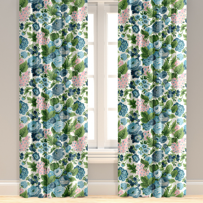 Martha in Ballet & Blue Drapery Panel