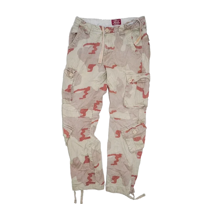 Match Desert Camouflage Cargo Trousers - Medium - Army & Outdoors - Cargo Trousers