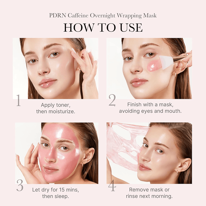 Medicube PDRN Pink Caffeine Night Wrapping Mask 75ml - Beauty Tribe