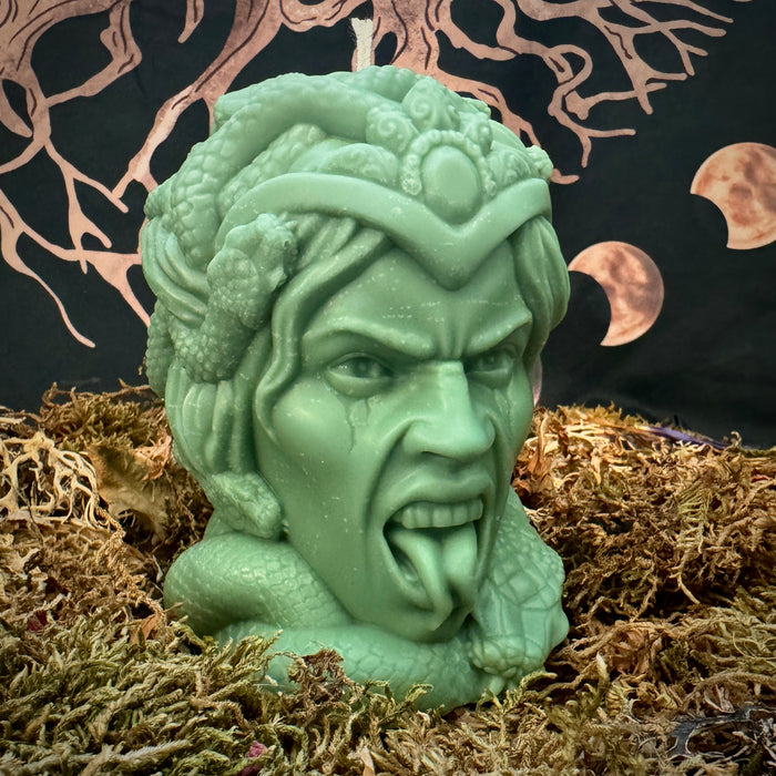 Medusa Head Shaped Protection Candle