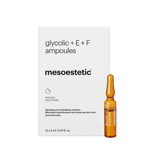 mesoestetic skincare Mesoestetics Glycolic E + F Ampoules