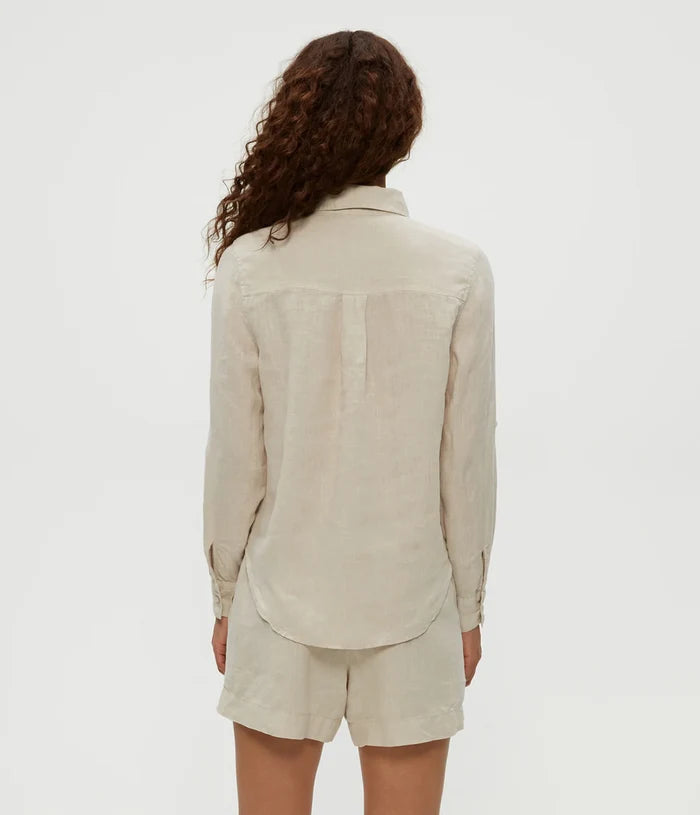 spencer long sleeve linen shirt