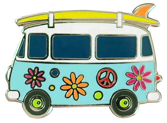 Microbus Enamel Pin