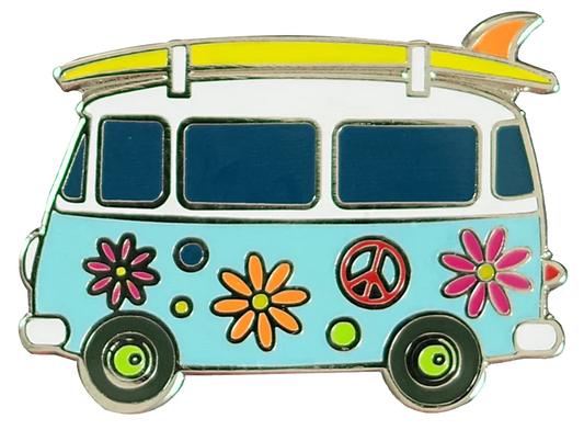 Microbus Enamel Pin