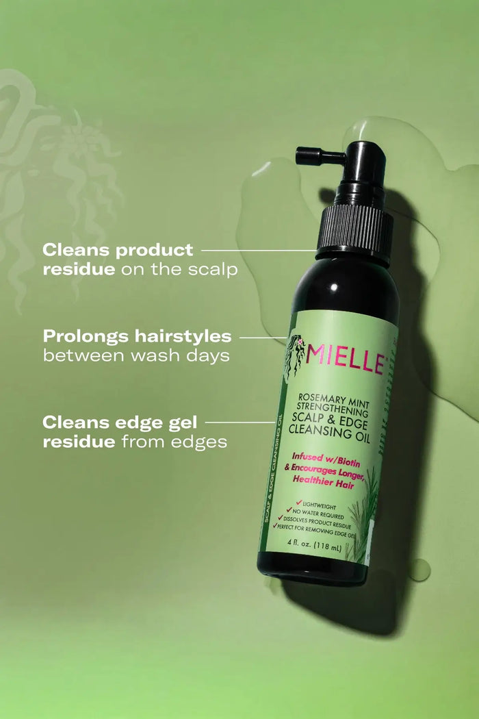 MIELLE ROSEMARY MINT SCALP & EDGE CLEASING OIL MIELLE