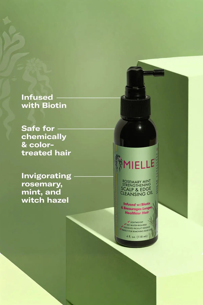 MIELLE ROSEMARY MINT SCALP & EDGE CLEASING OIL MIELLE