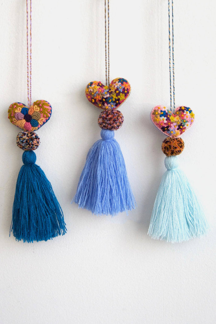 Mini Heart Pom Poms