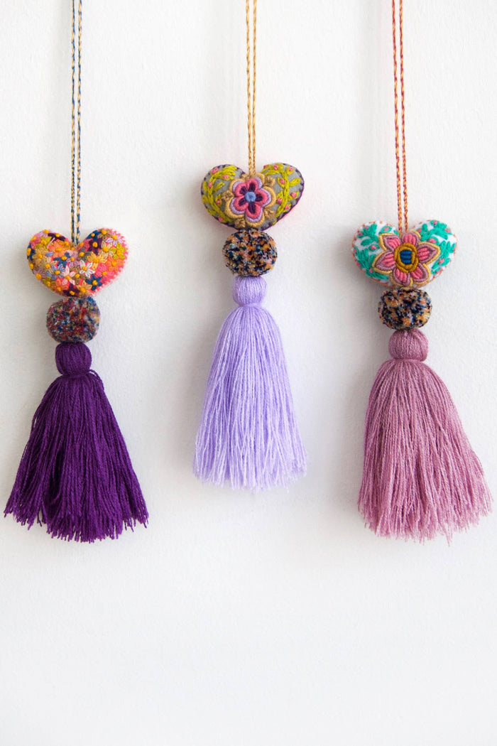 Mini Heart Pom Poms