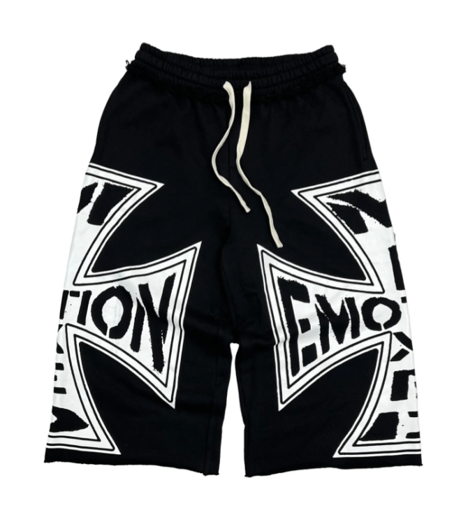 Mixed Emotion "Classic" 3/4 Shorts - Black