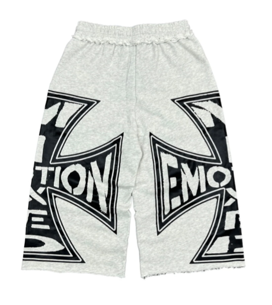Mixed Emotion "Classic" 3/4 Shorts - Grey