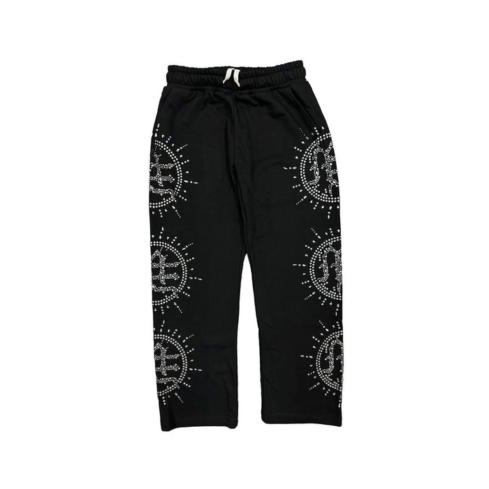 Mixed Emotion "Eclipse" Black Rhinestone Sweatpant