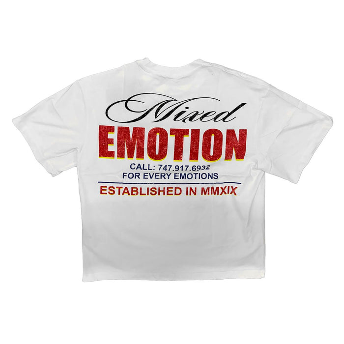 Mixed Emotion "Lottery" White Tee