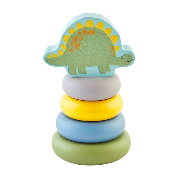 Mud Pie Blue Dino Stacking Toy