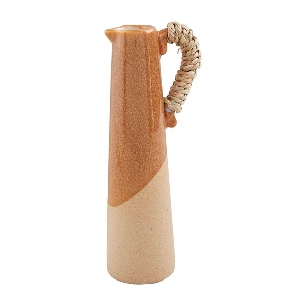 Mud Pie Brown Pitcher Bud Vase