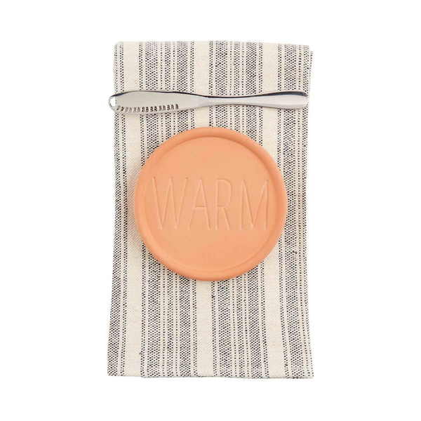 Mud Pie Warming Stone and Towel Set