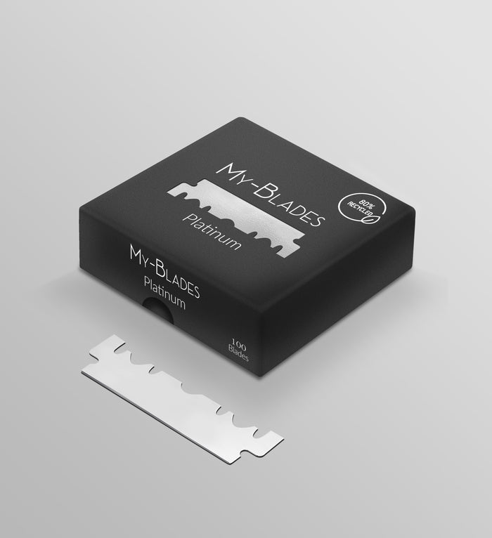 My Blades Platinum Single Edge Razor Blade  - 100Pcs - Palms Fashion Inc.