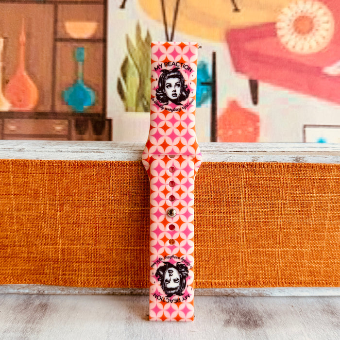 My Face Says It All Print Silicone Band For Samsung Watch