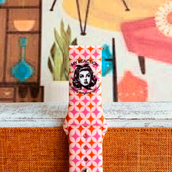 My Face Says It All Print Silicone Band For Samsung Watch