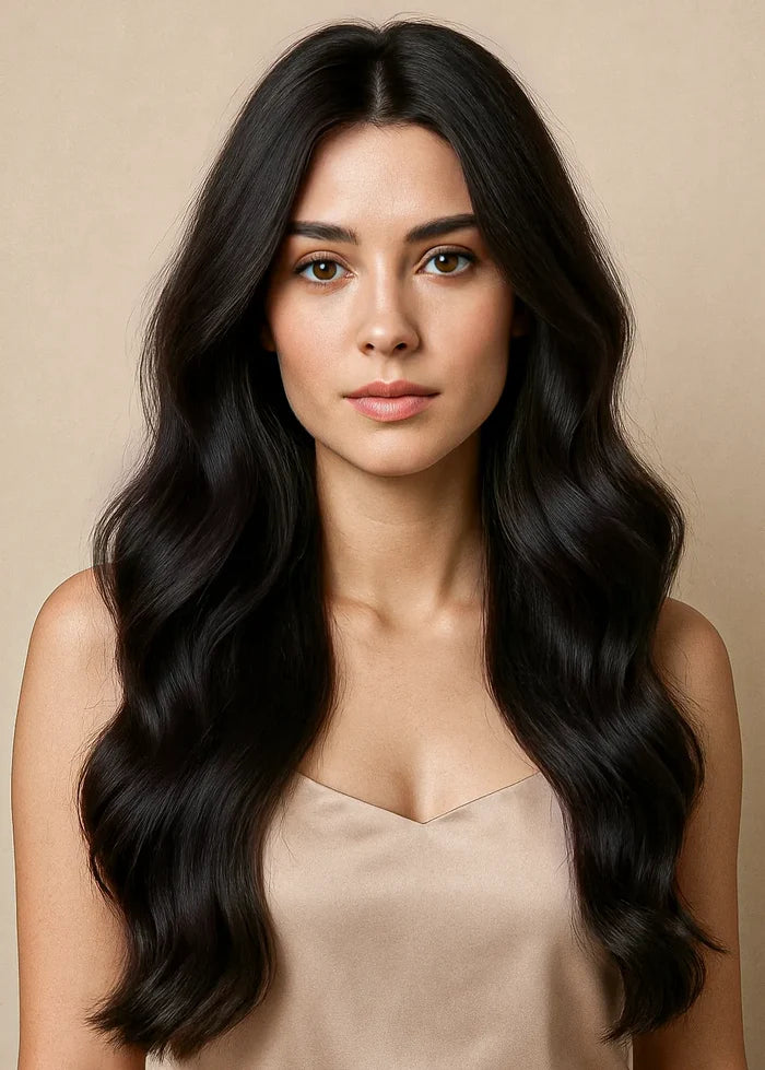 Natural Black (1A) 20" 220g - Clip-Ins