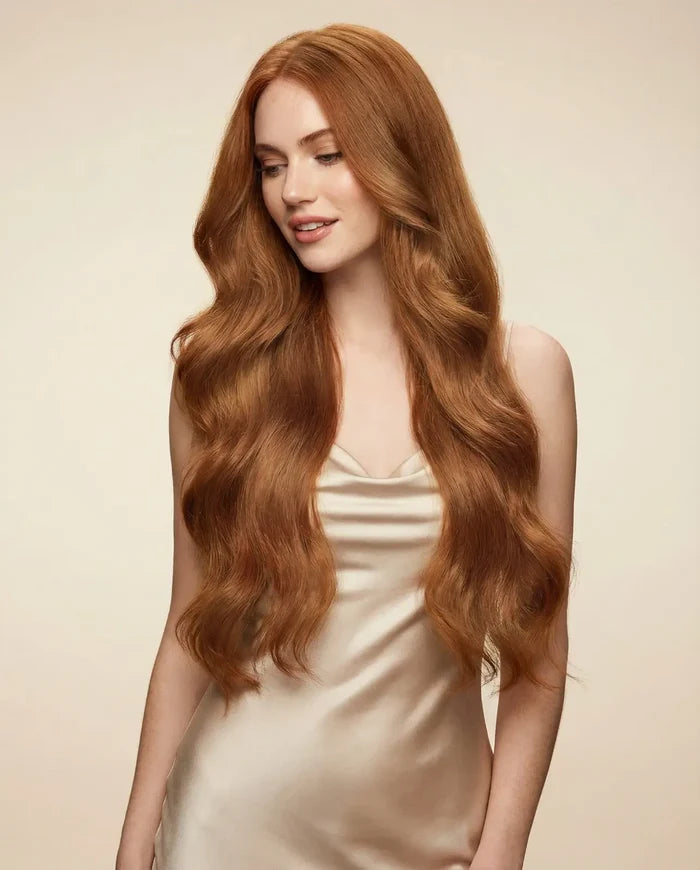 Natural Red (30) 20" 220g - Clip-Ins