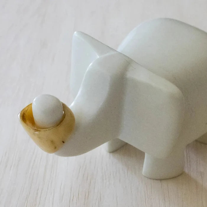 Natural Stone Elephant*- Assorted Sizes- Sold Individually