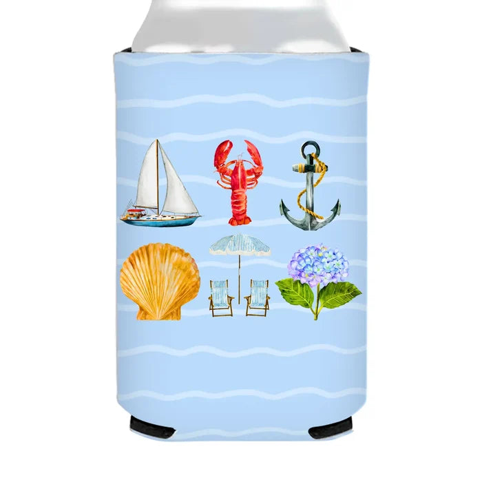 Nautical Icons Can Cooler - Summer