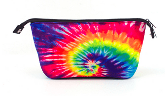 Neoprene Cosmetic Red Tie Dye - Taryn x Philip Boutique