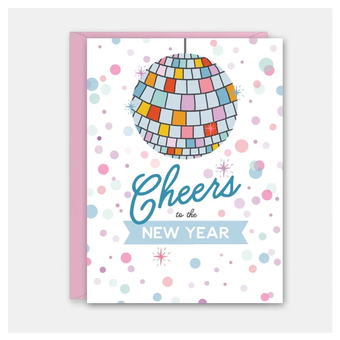 New Year's Disco Ball Card