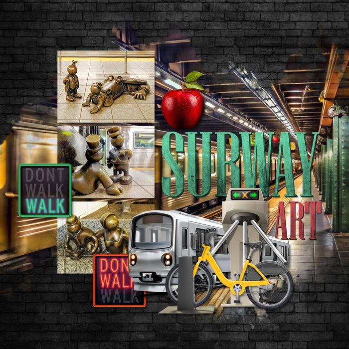 Celebrate New York with these beautiful realistic embellishments, clusters, masked scenic overlays, engraved stamps, and concrete alpha set by Lucky Girl Creative digital art for digital scrapbooking. Great for travel and vacations to New York, New York City, Upstate New York, downtown, Niagara Falls, Buffalo, Yonkers, Rochester, parts of Canada, and more. Embellishments include passenger airplane, small aircraft, airport sign, amusement park, Coney Island, carousel, bird, bluebird, Canadian Geese.
