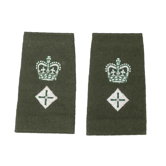 New Zealand Army Lieutenant Colonel Dacron Rank Slides - New Zealand Army Surplus - Flags, Badges & Insignia