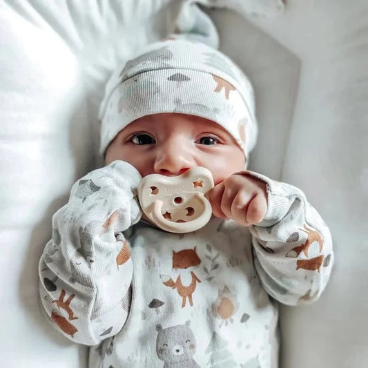 Newborn Orthodontic Natural Rubber Pacifier - 0-3 Months