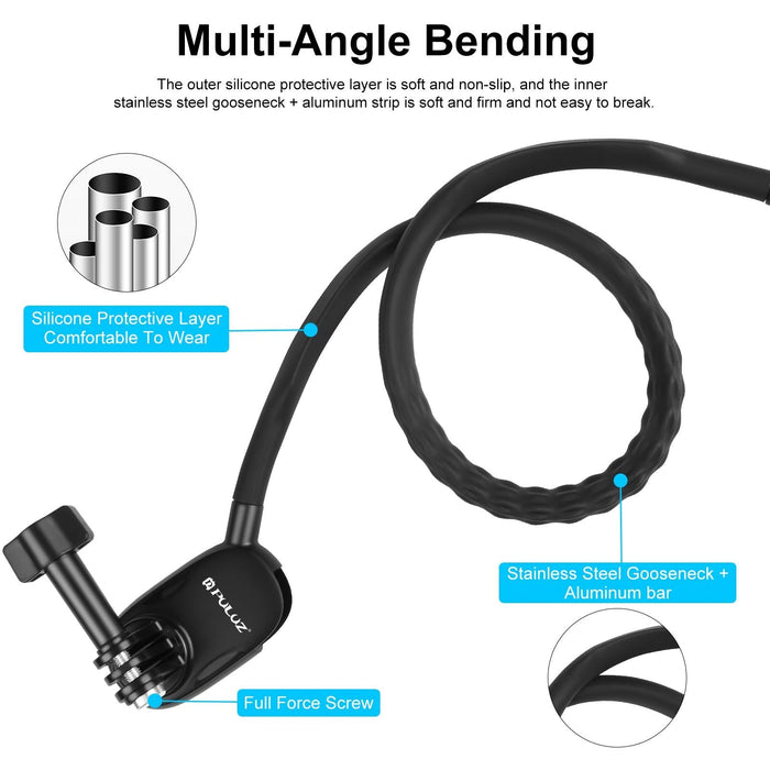 NNEIDS Flexible Neck Mount For Gopro Cameras