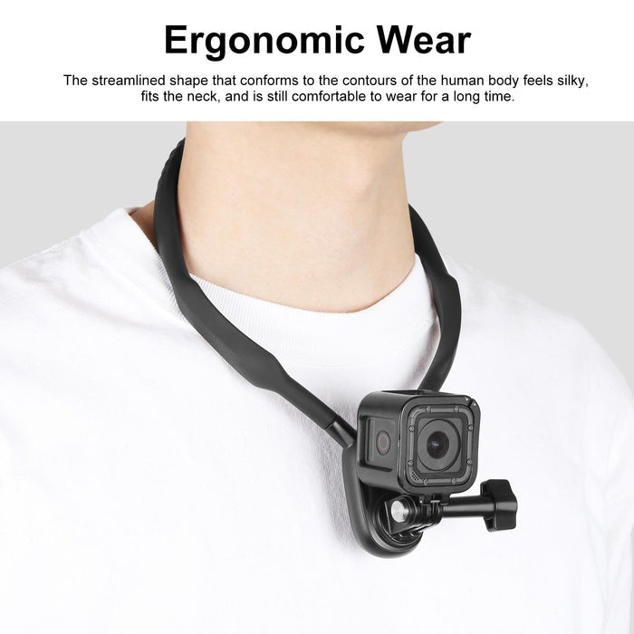 NNEIDS Flexible Neck Mount For Gopro Cameras