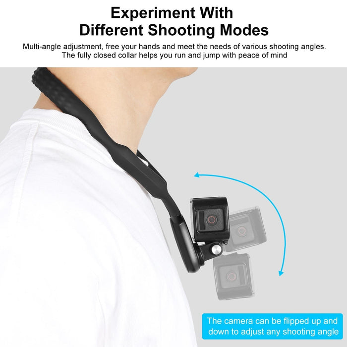 NNEIDS Flexible Neck Mount For Gopro Cameras