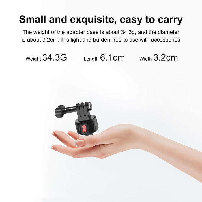 NNEIDS Magnetic Base Action Camera Adapter For Gopro And Action Cameras