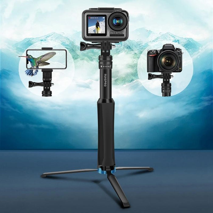 NNEIDS Telescopic Selfie Stick For Action Cameras