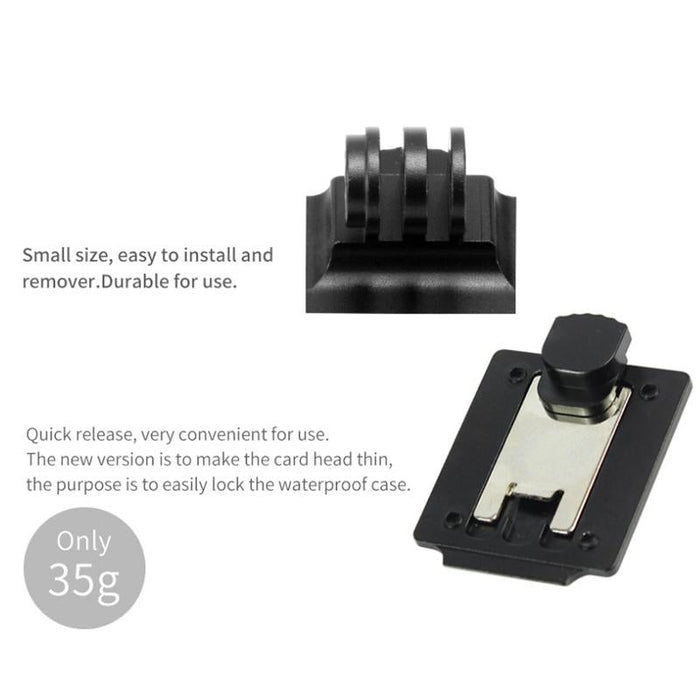 NNEIDS Universal Helmet Mount For Action Cameras