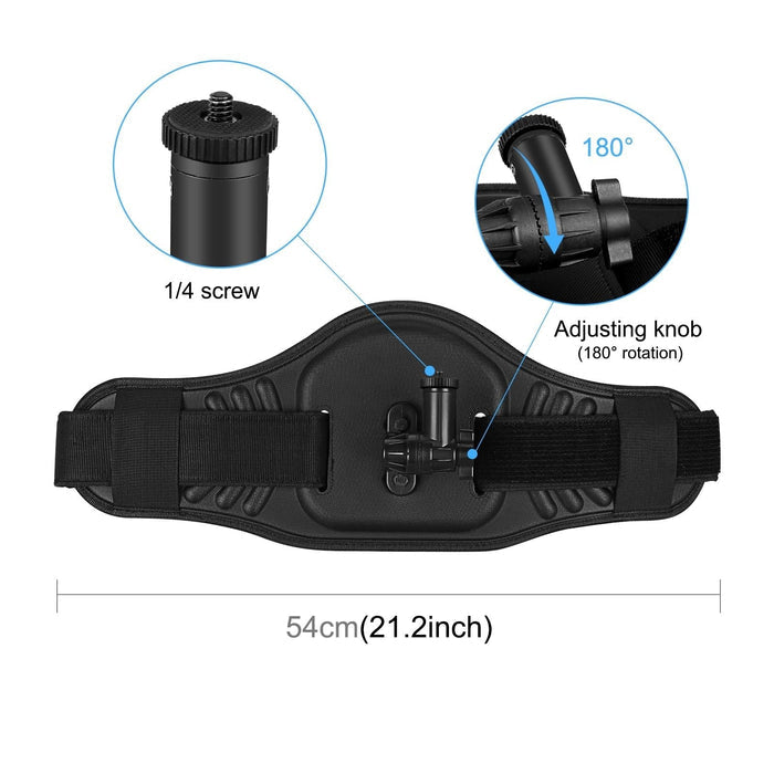 NNEIDS Universal Waist Belt Mount For Action Cameras