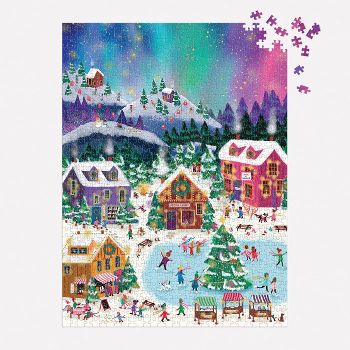 Northern Lights 1000 Piece Foil Puzzle