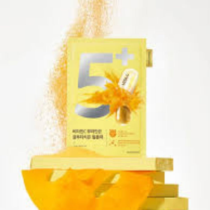 Numbuzin No.5 Vitamin Spotlight Sheet Mask - Pack of 4 - Beauty Tribe