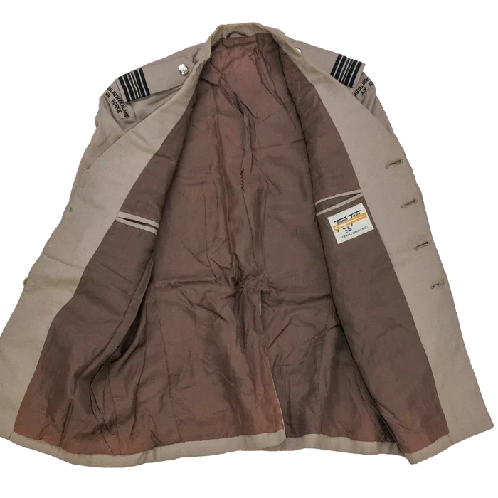 NZ Air Force Tan Service Dress Jacket - Large - New Zealand Air Force Surplus - Dress Jackets