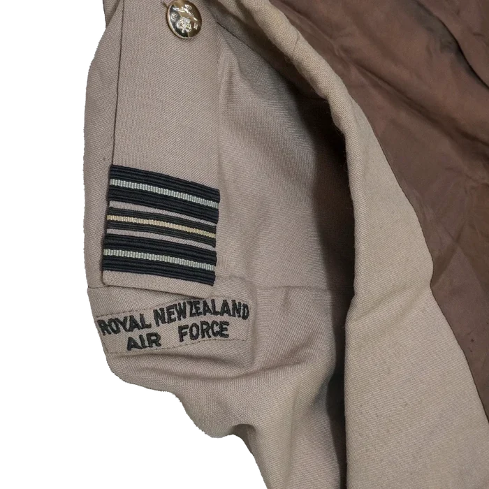 NZ Air Force Tan Service Dress Jacket - Large - New Zealand Air Force Surplus - Dress Jackets