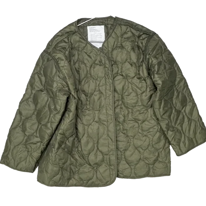 Olive Drab M65 Field Jacket Liner - 3XLarge - Army & Outdoors - Jacket Liner
