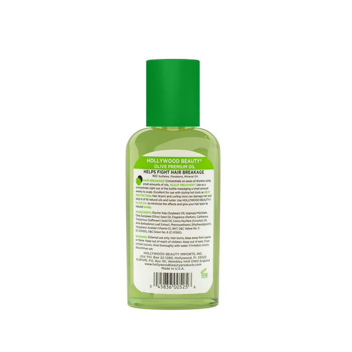 Olive Premium Oil for Hair, Scalp, Skin, and Nails - 2 fl oz