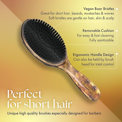 Olivia Garden OG Barber  Wave Brush - Vegan Boar - Palms Fashion Inc.