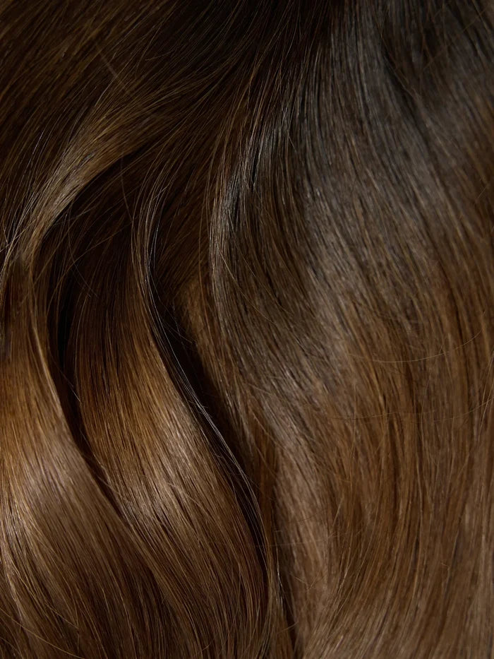 Ombre Espresso (#1C) to Chestnut Brown (#6C) Invisible Tape 20" (25g)