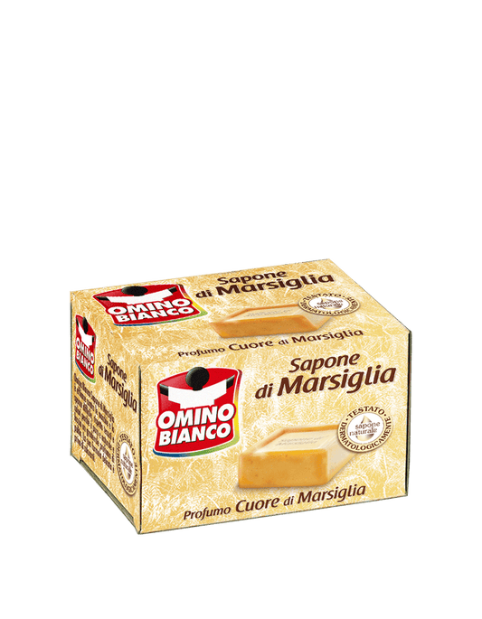 Omino Bianco Laundry Soap Cuore di Marsiglia 250 gr