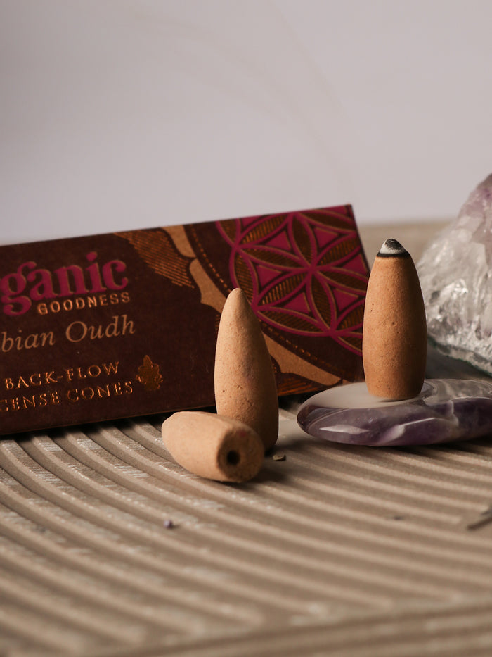 Organic Goodness Backflow Cones | Arabian Oudh-Image 1