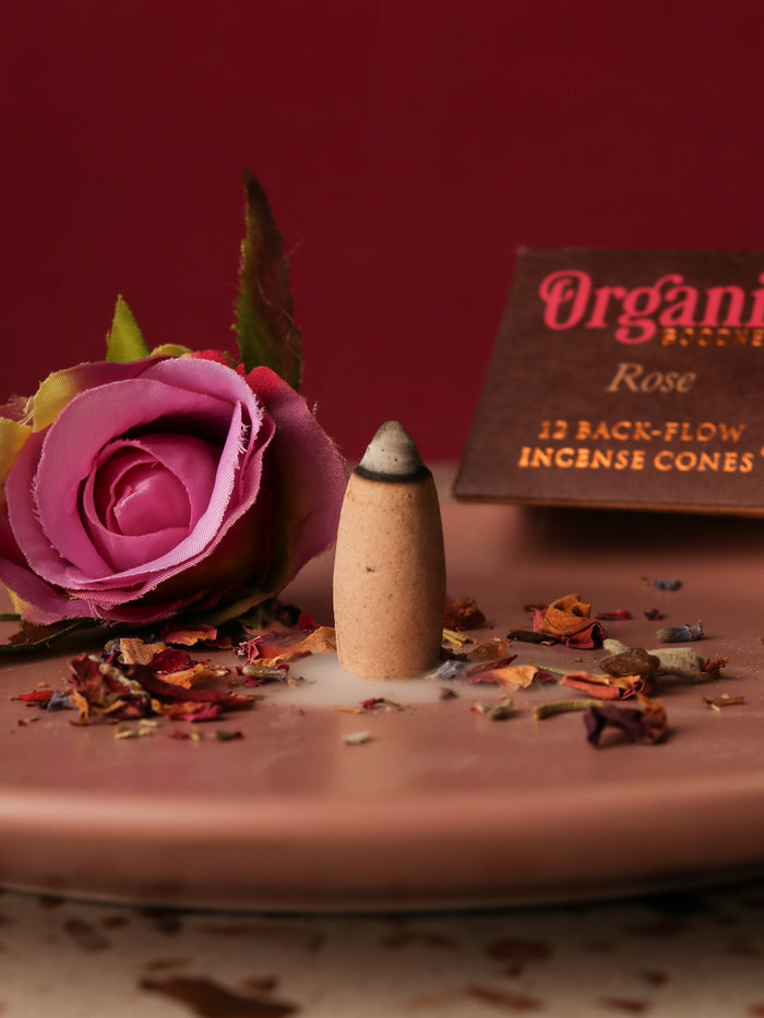 Organic Goodness Backflow Cones | Rose-Image 1