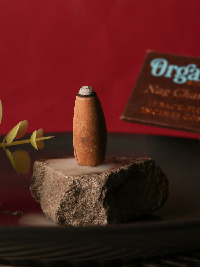 Organic Goodness Backflow Cones | Nag Champa-Image 1
